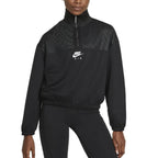 Sudadera textil con cremallera de 1/4 - Negro - Mujer - Nike - The Bradery