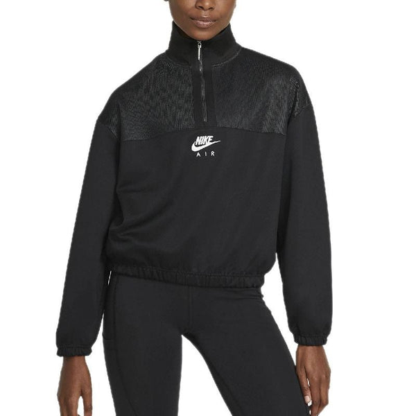 Felpa 1/4 Zip Tessuto - Nero - Donna - Nike - The Bradery