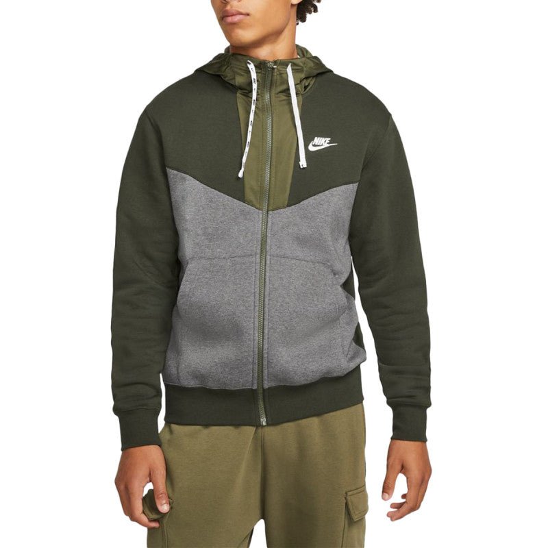 Sweat à Capuche Nike Nsw Hybrid Flc - Gris - Mixte - Nike - The Bradery