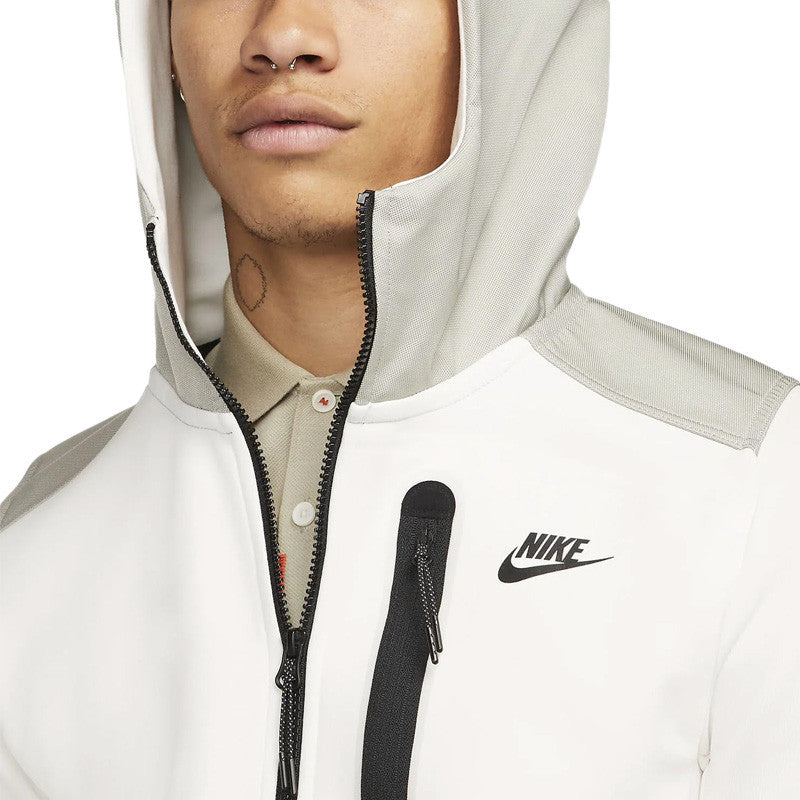 Sweat À Capuche Tech Fleece Full Zip - Blanc