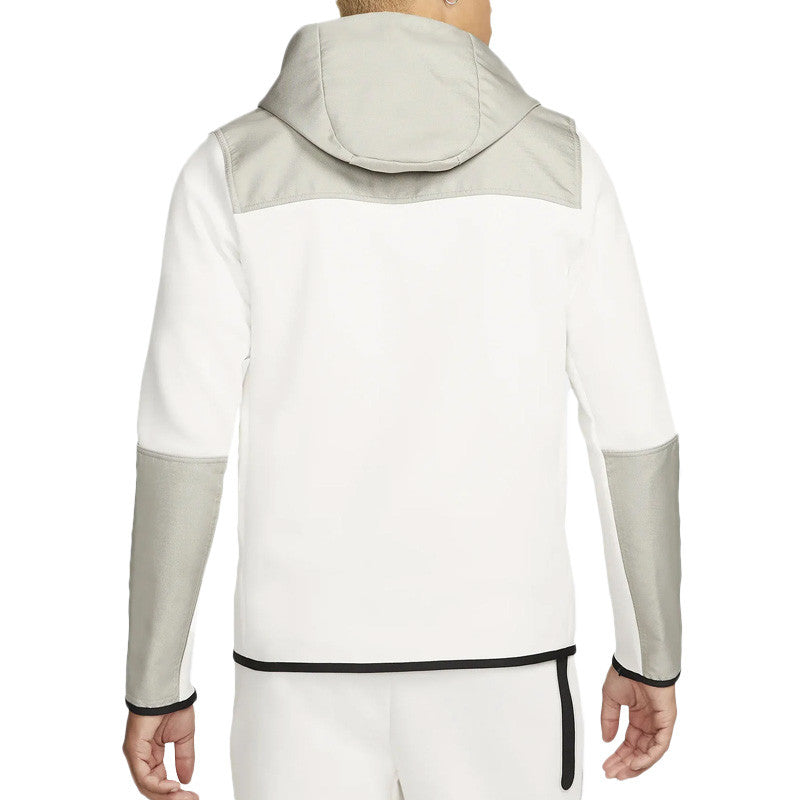 Sweat À Capuche Tech Fleece Full Zip - Blanc