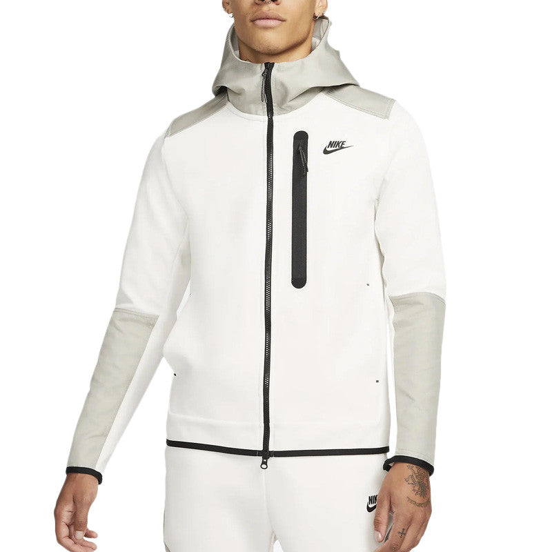 Sweat À Capuche Tech Fleece Full Zip - Blanc
