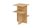 Atik Bedside Table - Natural Oak - Noo.ma Design - The Bradery