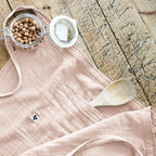 Server Apron Cotton Gauze 45 x 80 cm Gaïa Guimauve - L'Effet Papillon - The Bradery