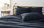 Gaïa Boho Midnight Cotton Gauze Pillowcase - The Butterfly Effect - The Bradery