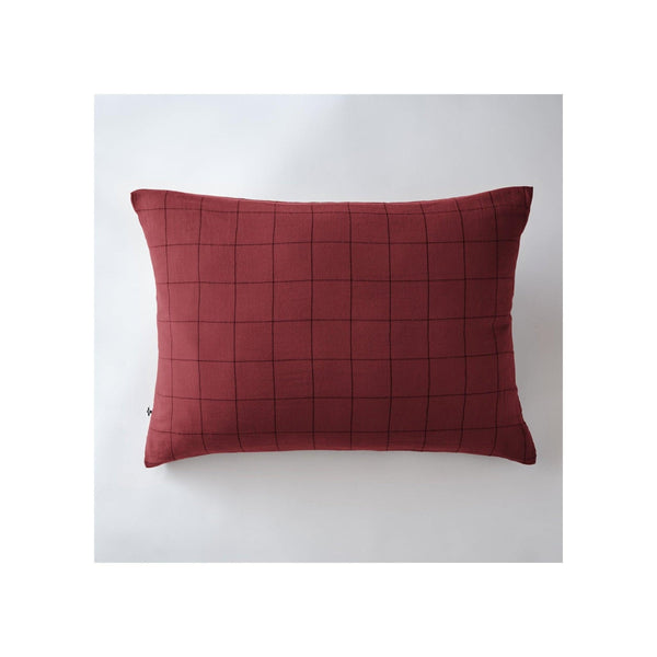Gaïa Match Wine Lees Cotton Gauze Pillowcase - The Butterfly Effect - The Bradery