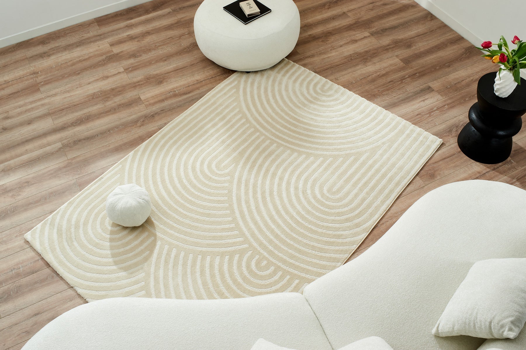 Alfombra Bianca 157 - Crema - Nazar - The Bradery