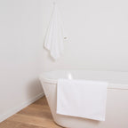 Alfombra de baño - Algodón con bucles - Blanco