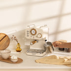 Thera Retro Matt - Machine À Espresso Finition Mate - Blanc Cassé