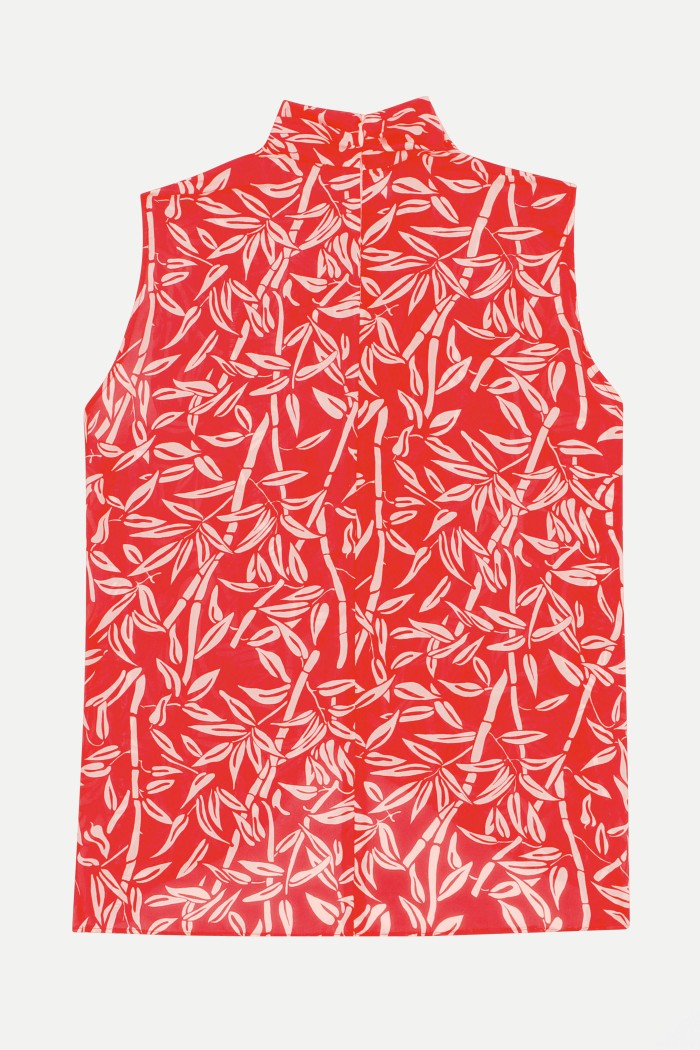 Top Cardi Bamboo - Rojo Lipstick