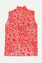 Top Cardi Bamboo - Rojo Lipstick