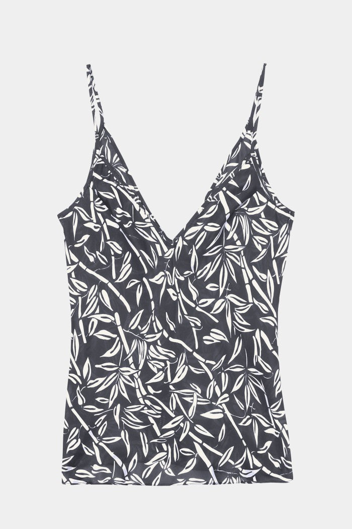 Gibb Bamboo Top - Charcoal