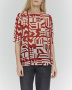 Martial Edith Top - Lipstick Red