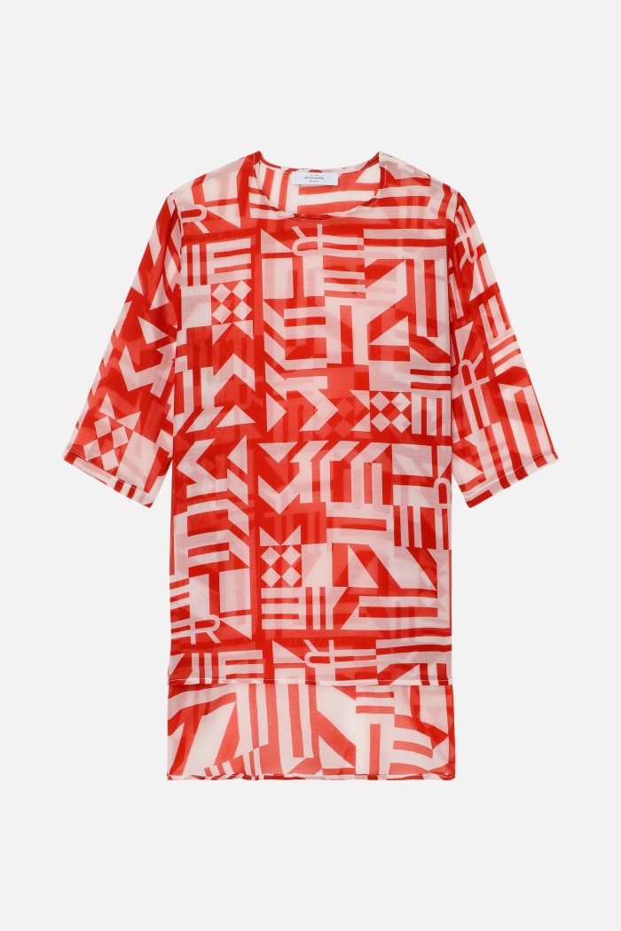 Martial Edith Top - Lipstick Red