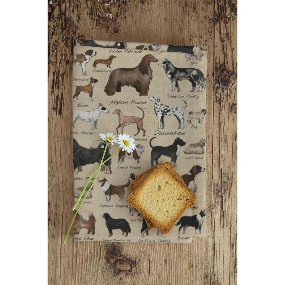 Printed Tea Towel - Dogs - Really Nice Things - The Bradery