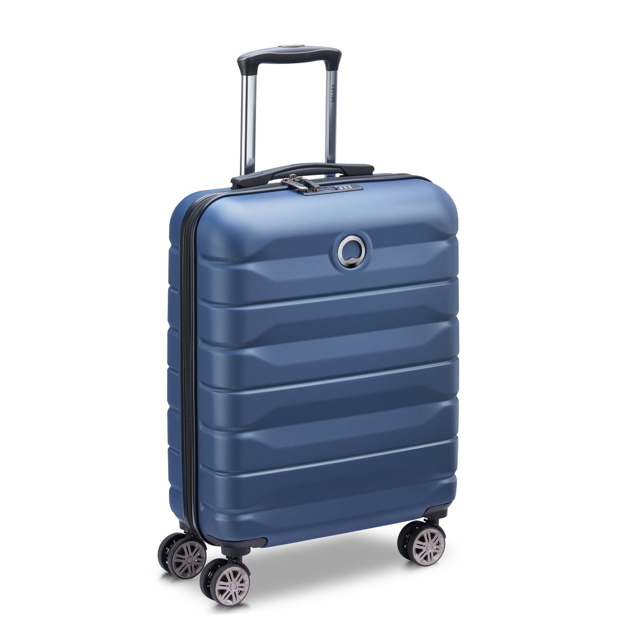 Valigia da cabina slim rigida - Air Armour - 55 cm - Blu - Delsey Paris - The Bradery
