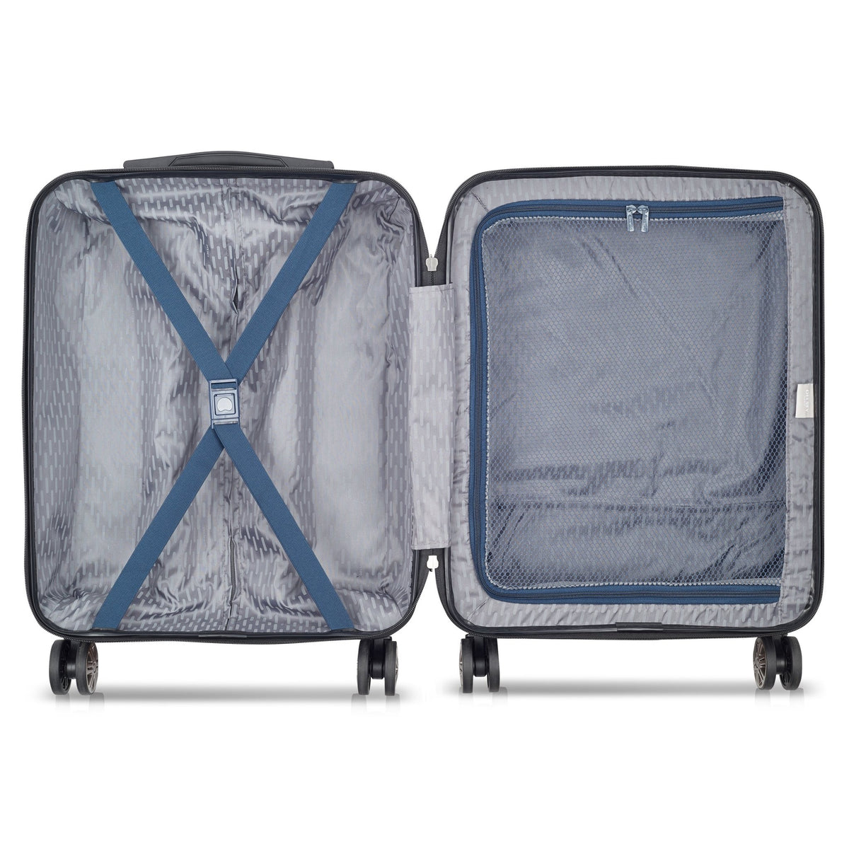 Valigia da cabina slim rigida - Air Armour - 55 cm - Blu - Delsey Paris - The Bradery
