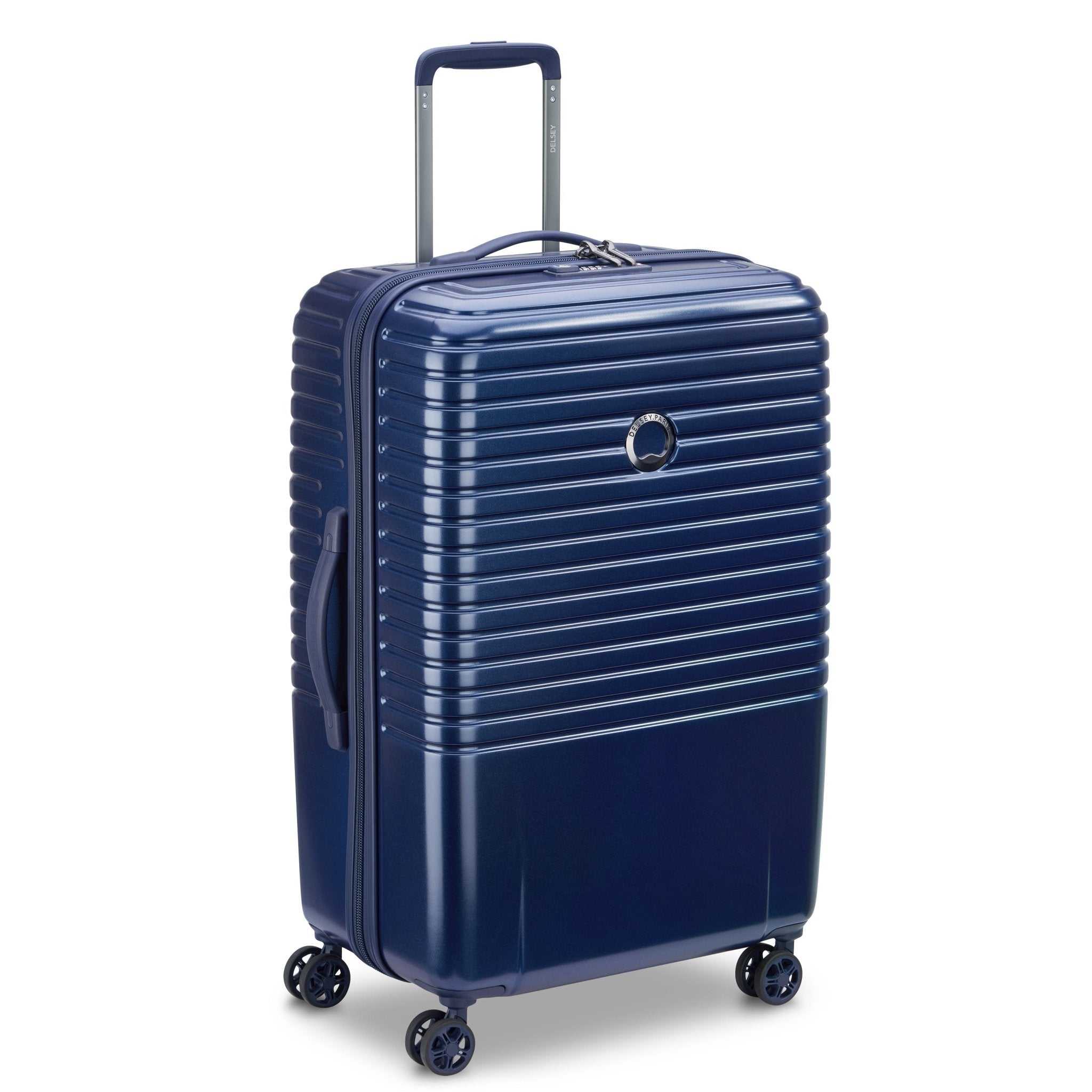Valise Moyen Séjour - Caumartin - Trolley - 70 Cm - Bleu - Delsey Paris - The Bradery