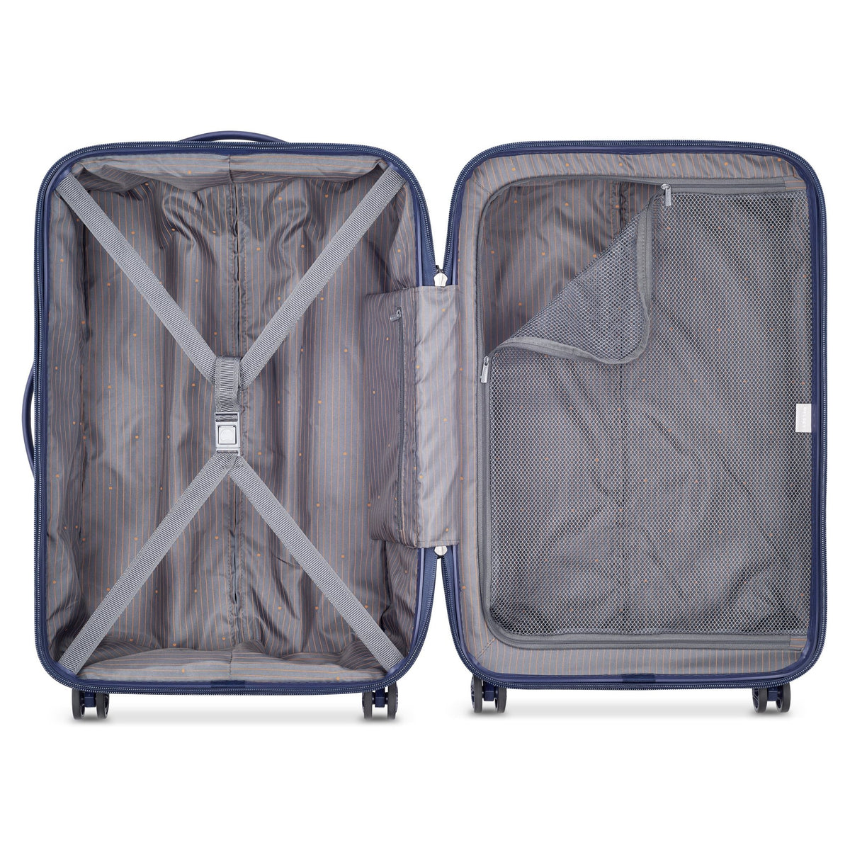 Valise Moyen Séjour - Caumartin - Trolley - 70 Cm - Bleu - Delsey Paris - The Bradery