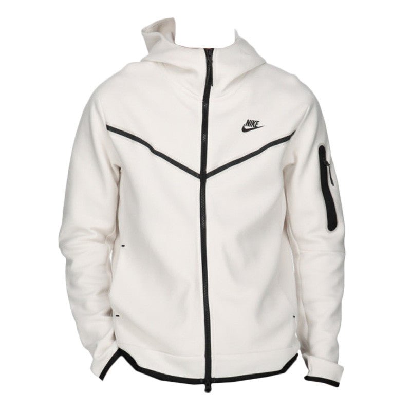 Chaqueta de chándal con cremallera completa Nike Tech Fleece - Blanco - Hombre - Nike - The Bradery
