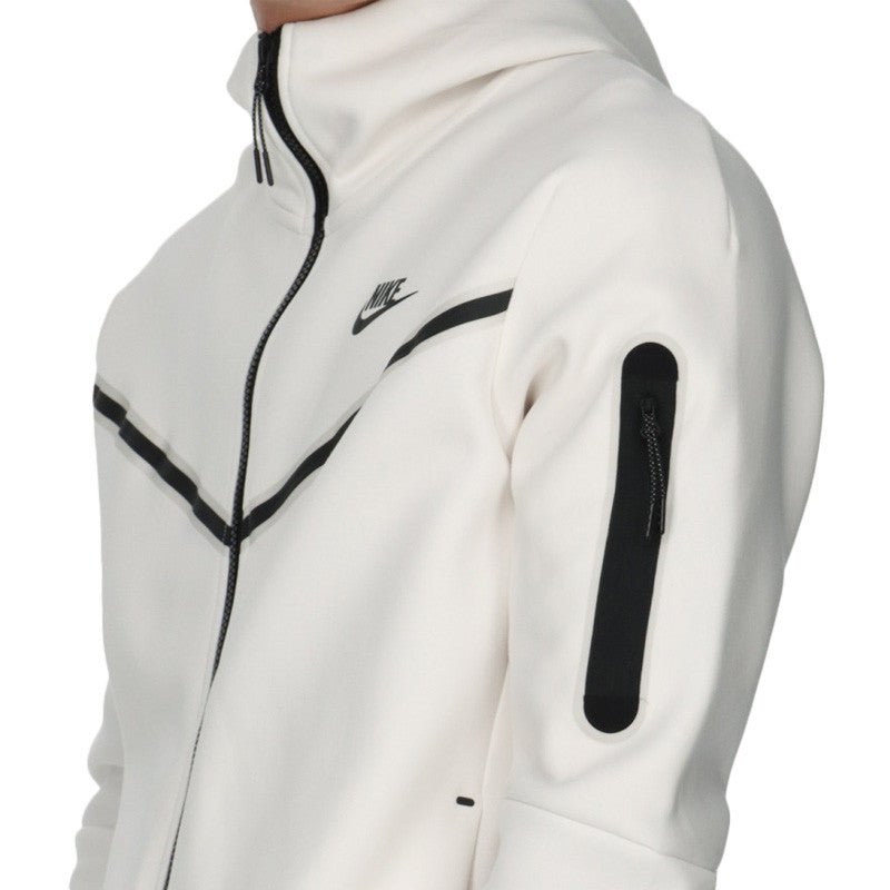 Chaqueta de chándal con cremallera completa Nike Tech Fleece - Blanco - Hombre - Nike - The Bradery