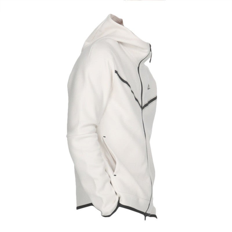Chaqueta de chándal con cremallera completa Nike Tech Fleece - Blanco - Hombre - Nike - The Bradery