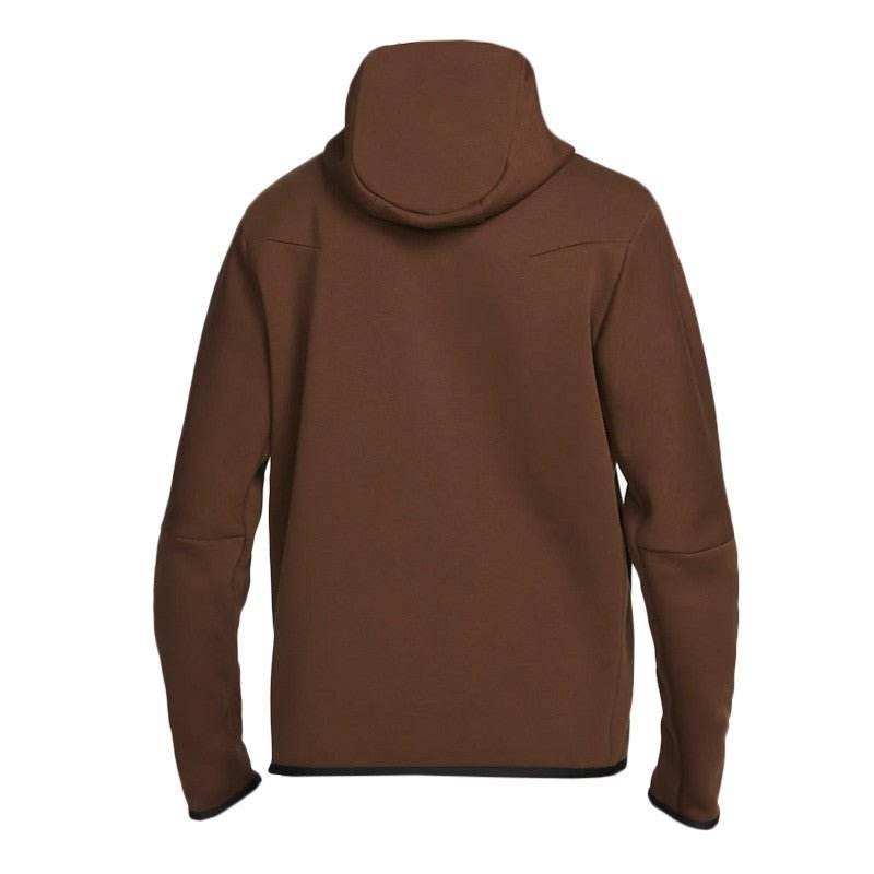 Nike Tech Fleece Full Zip Track Jacket - Brown - Men - Nike - The Bradery