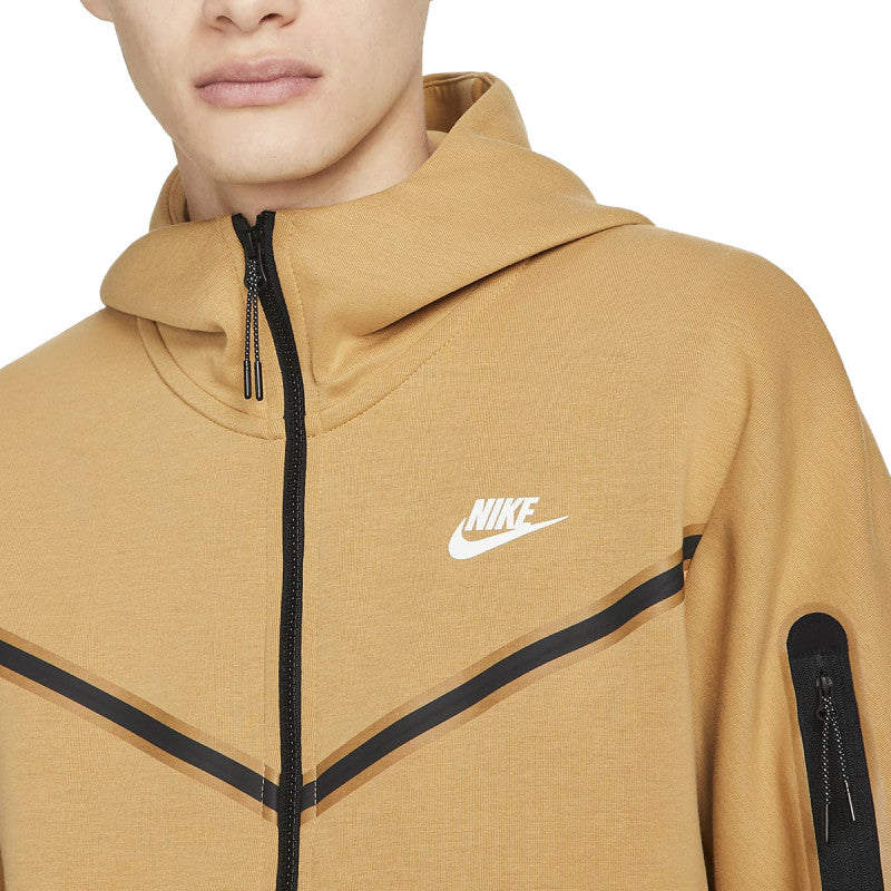 Tech Fleece Full Zip Tracksuit Jacket - Beige