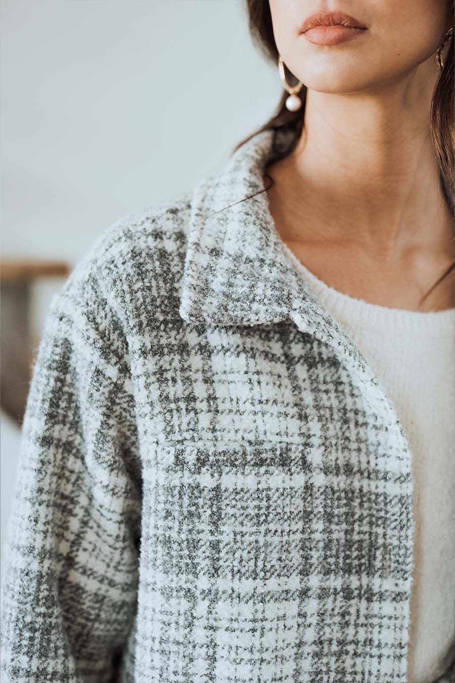 CHAQUETA GINA CENDRÉ - Saaj Paris - The Bradery