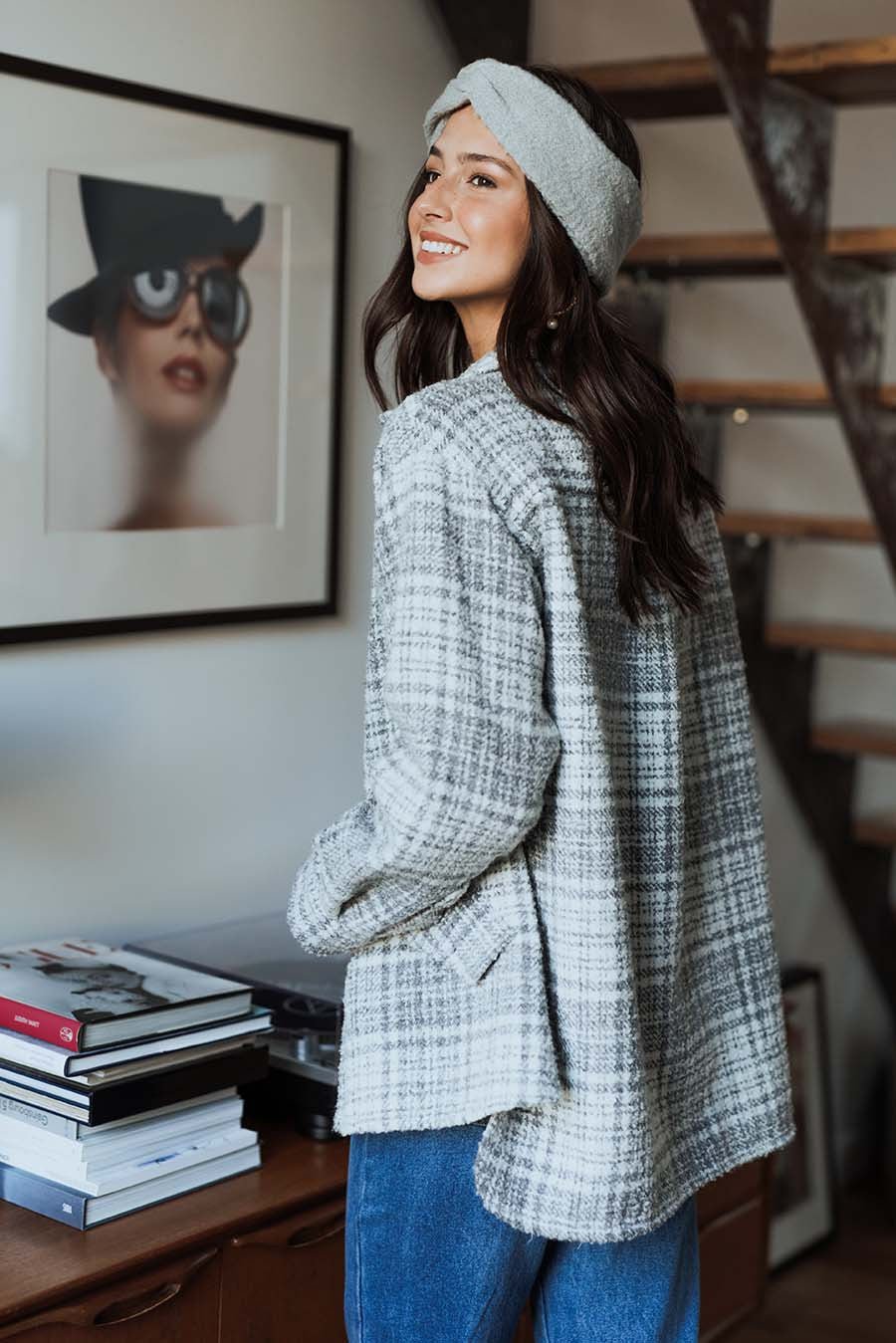 CHAQUETA GINA CENDRÉ - Saaj Paris - The Bradery