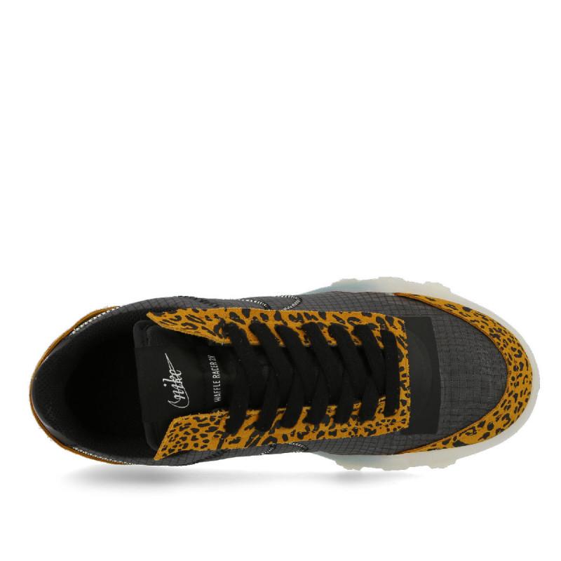 W Waffle Racer 2X - Femme - Noir - Nike2 - The Bradery