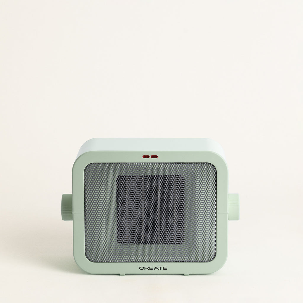 Warm Box - Chauffage Céramique 1500W - Vert Pastel