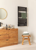 Warm Towel Pro 500/1500W - Electric Towel Rail with Heating & WiFi - Black