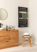 Warm Towel Pro 500/1500W - Electric Towel Rail with Heating & WiFi - Black