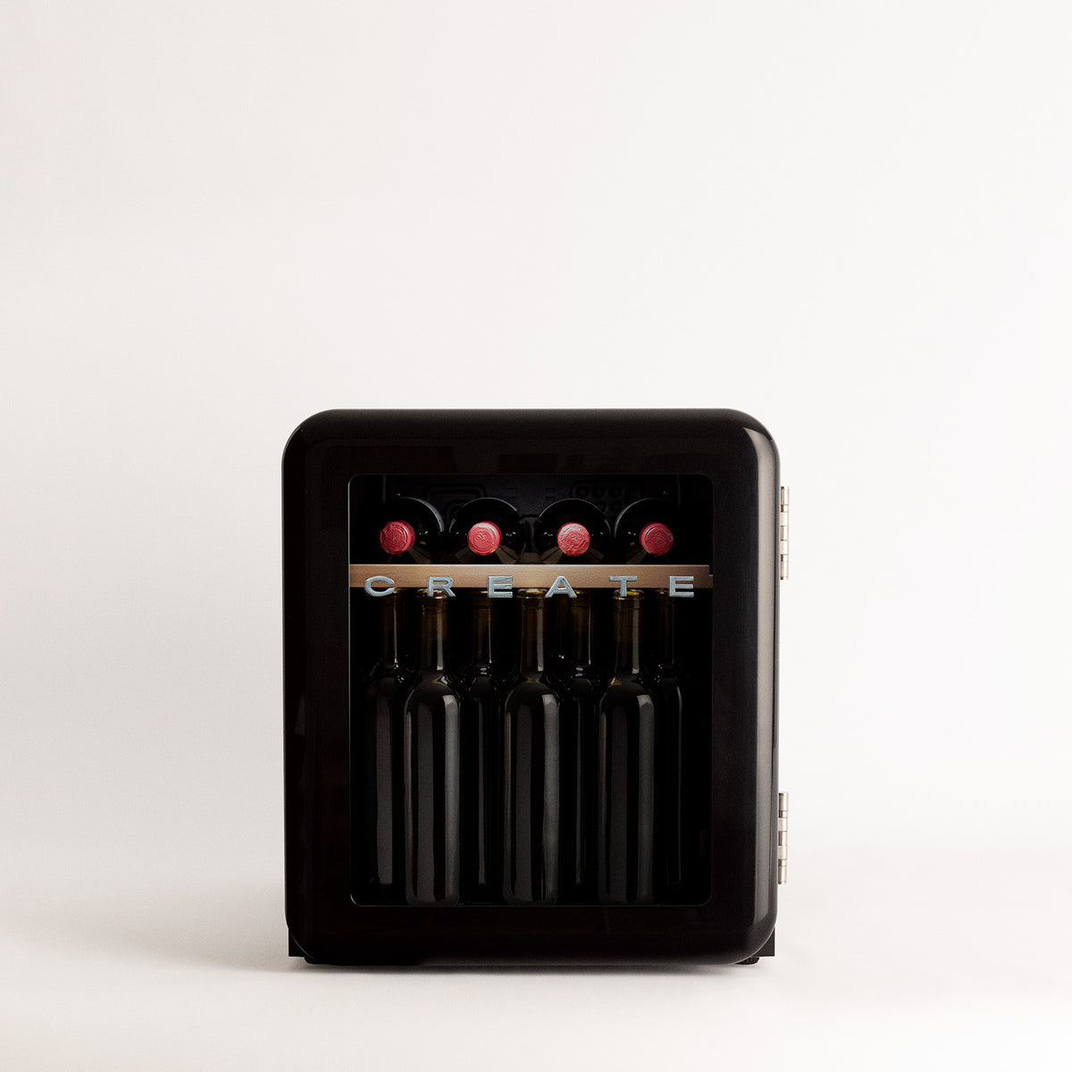 Winecooler Retro M - Vinoteca Eléctrica 12 Botellas - Negro