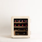Winecooler Retro M - Cave Ã Vin électrique 12 Bouteilles - Blanc Cassé