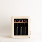 Winecooler Retro M - Cave Ã Vin électrique 12 Bouteilles - Blanc Cassé