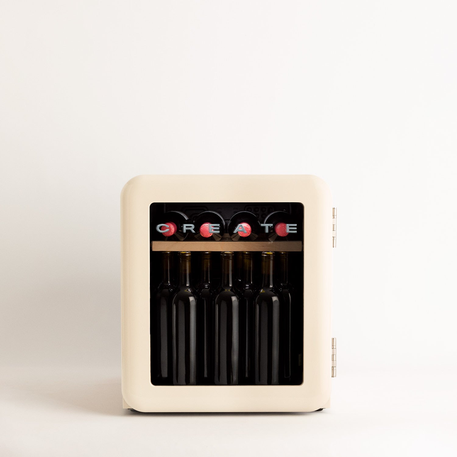 Winecooler Retro M - Cave Ã Vin électrique 12 Bouteilles - Blanc Cassé