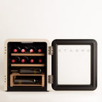 Winecooler Retro M - Cave Ã Vin électrique 12 Bouteilles - Blanc Cassé
